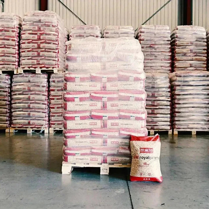 Palette de Pellets MM Royal ( Royal Pellets ) – 78 Sacs Plastique BoisDeChauffe