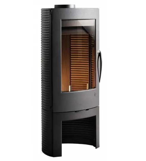 Poêle à bois Invicta Argos 12 kW – Fonte anthracite, haut rendement, bûches < 39 cm INVICTA