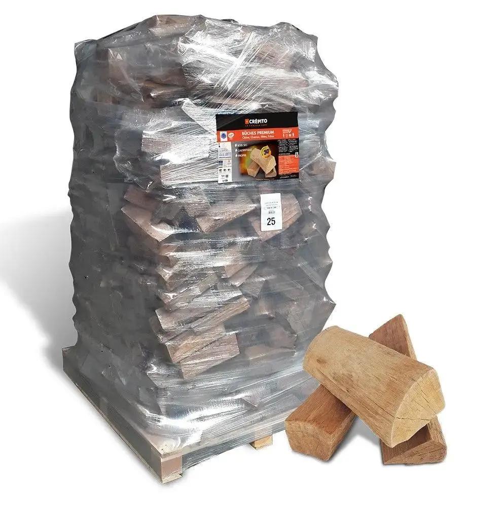 Bûches de chauffage en vrac extra-sec – feuillus durs – 25, 30 ou 40 cm au choix - ENERGIE BOIS SERVICE