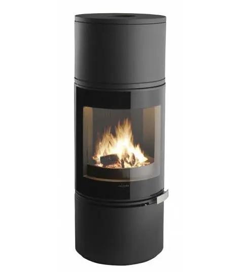 Poêle à bois Invicta Alcor 6 kW – Design moderne, fonte anthracite, vitre panoramique INVICTA