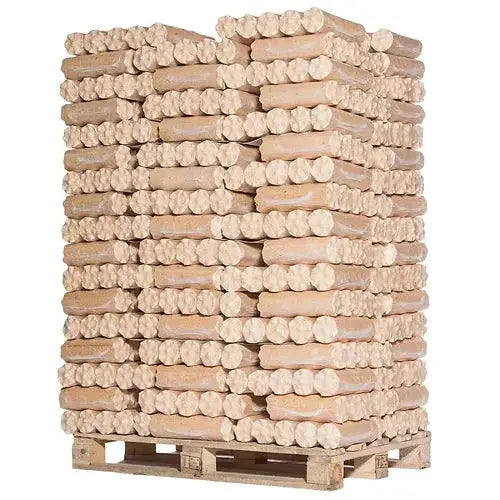 Bois densifié – 100 % résineux – Palette de 960 kg - ENERGIE BOIS SERVICE